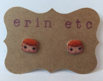Handmade Plastic Fandom Earrings - I Love Lucy