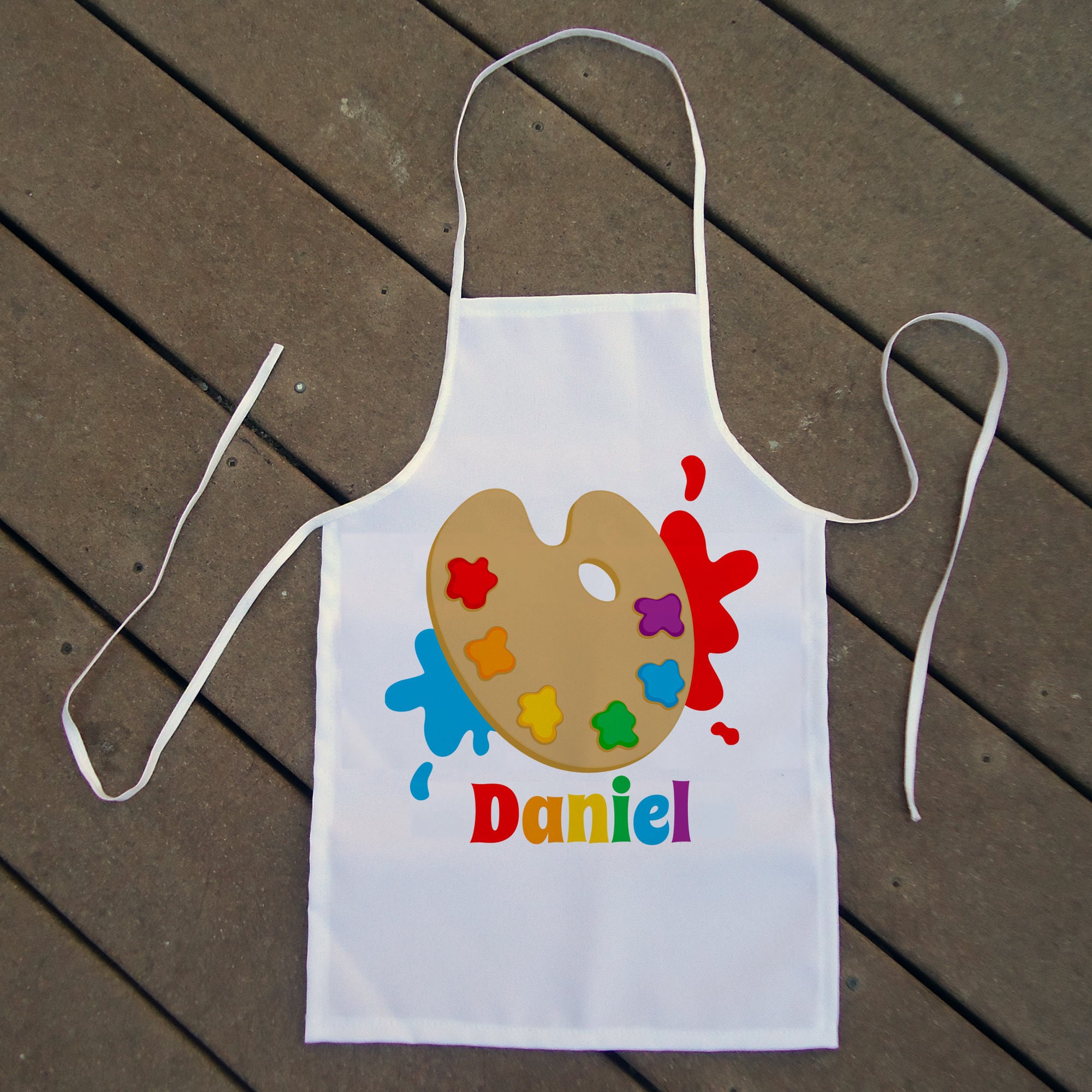 personalized kids apron
