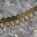 3 Yards Vintage Gold Petite Metallic Trim Old Store Stock VT 61