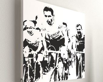 Cycling - Fausto Coppi No.1 - 55 x 55 cm (21,6" x 21,6")