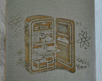 Frigidaire Refrigerator Advertising Print Block