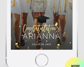 Snapchat Geofilter Graduation, Geofilter Party, Graduation Party, Graduation Geofilter, Graduation Filter, Class of 2018