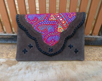 vintage banjara embroidery purse/banjara wallet/banjara clutch/banjara bag/gypsy purse/hippie clutch bag/handmade purse/vintage clutch bag