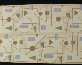 Vintage Wallpaper by the Metre 60s Retro Wallpaper - geometric abstract 60s Wallpaper cas 1
