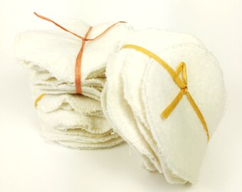 Organic Reusable Cotton Rounds - Set of 10