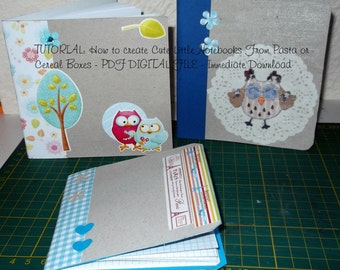 Create Amazing Notebook From Cereal Boxes, Tutorial
