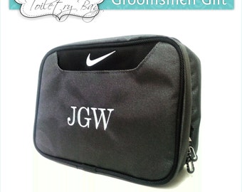 1 Nike Toiletry Bag, Personalized Toiletry Bag, Groomsmen Gift, Men's Toiletry Bag, Travel Toiletry Bag, Father's Day Gift