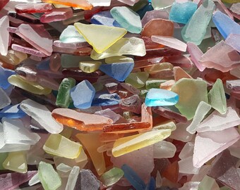 Beach Decor Bulk Sea Glass, Bulk Seaglass, Nautical Decor Tiny Sea Glass, Tiny Beach Glass, Craft Sea Glass, TINY MIX - 3x4" BAG