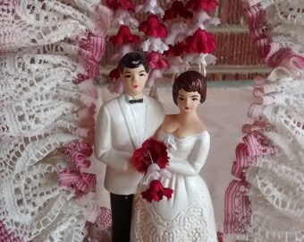 Vintage Wedding cake topper