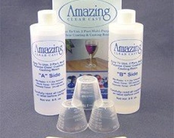 Jewelry making 2 part Resin - Amazing Clear cast 16oz adhesive for jewelry making