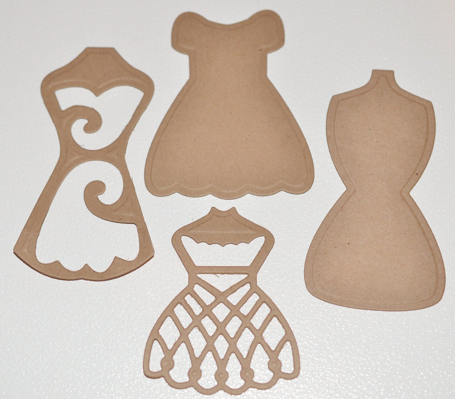 Dress Die Cuts Dressform Dress Form Spellbinders Scrapbooking