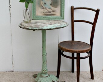 Antique , French, Garden, French Antique / Table / French Country / Antique Table / Cast Iron / Shabby Chic / Painted Table