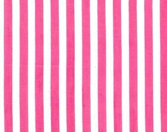 Michael Miller - Hollywood Pixies - Clown Stripe - Pink/White - CX3584 PINK D - 100% cotton fabric - Last yard