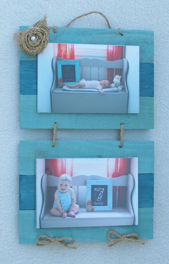 Monthly Baby Picture Frame Watch Me Grow Personalized Baby