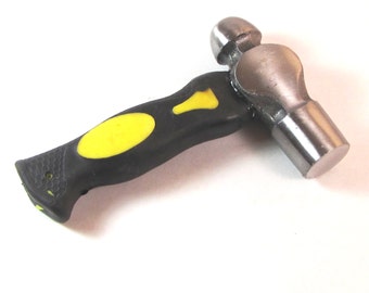 1 pound short handle hammer 16 oz Ball peen easy to stamp with 6 inch long 1 inch face
