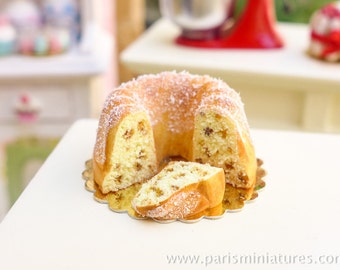 MTO-Cut Kouglof - 12th Scale Miniature Food