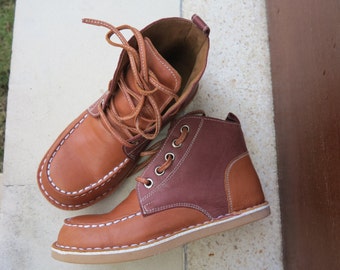 KIDS SHOES | Spencer Walker Boot/kids leather shoes/1st walker shoe/Toddler Shoes/EU 23 - 30