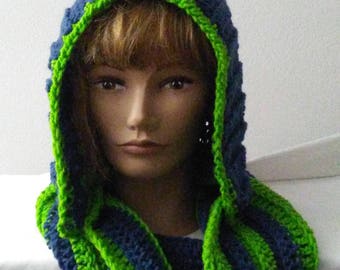 ladies scoody or hooded scarf