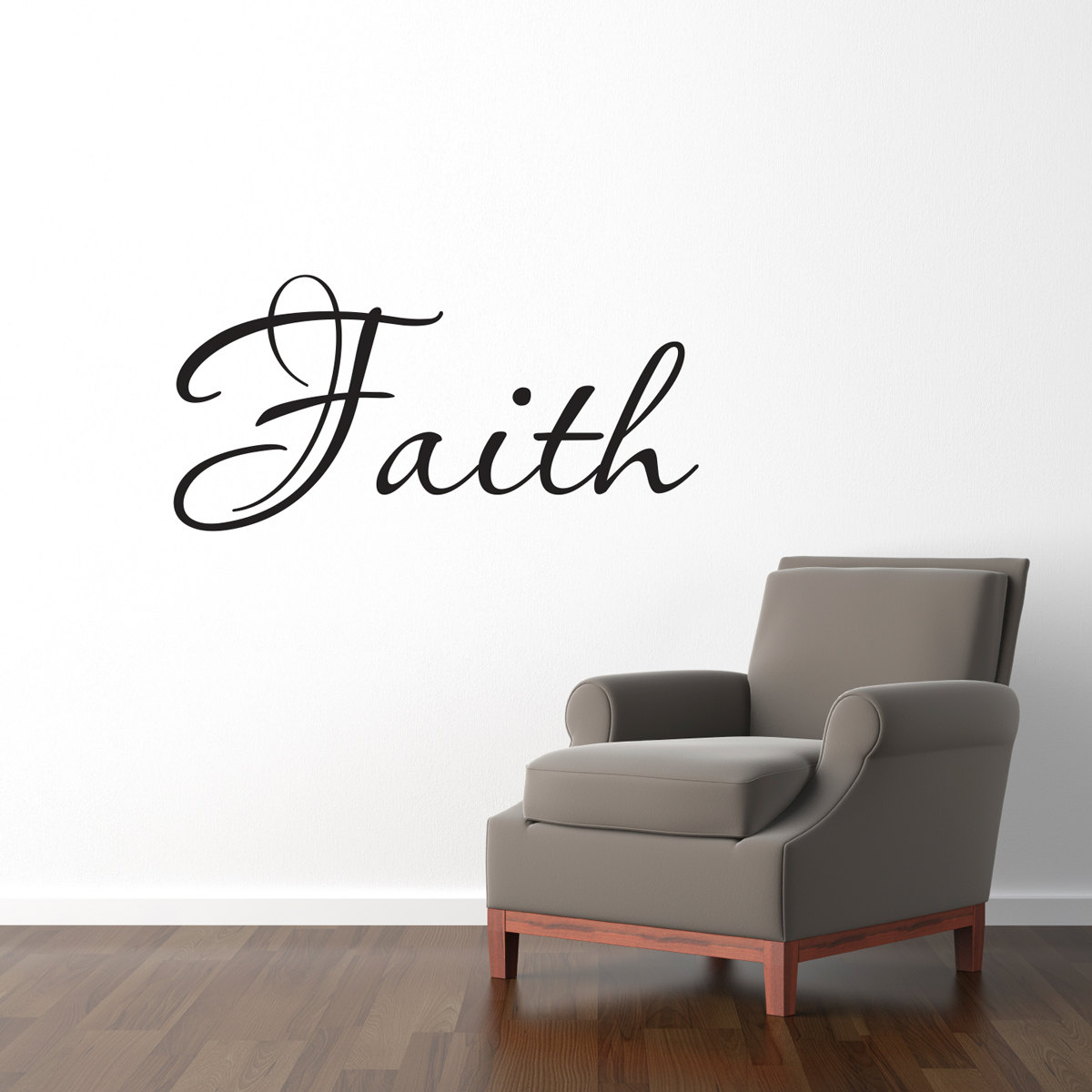 Faith Wall Decal Christian Wall Decal Faith Wall Sticker