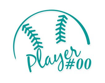 Softball Decal | Softball Sticker | Sport Decal | Softball Vinyl Decal