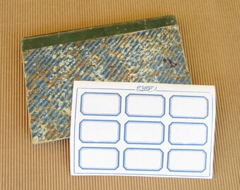 Vintage Portuguese Emege nº 72 sheet with 9 gummed labels (unused)