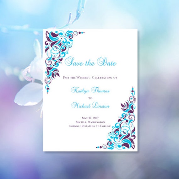 print your own save the dates