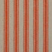 Vintage Inspired Orange Cotton Ticking Stripe Material 1 Yard
