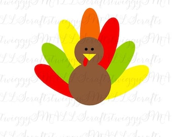 Turkey SVG, Thanksgiving SVG, Turkey Shirt Design, Turkey Clipart, Turkey cut file, Silhouette Cut File, Cricut file, Turkey Feathers, DXF