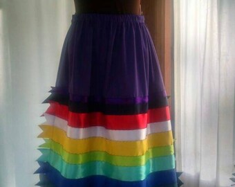 Women's 4 elements RIBBON SKIRT water protectors style in native American culture icon