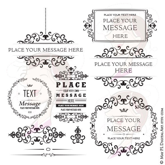text swirls