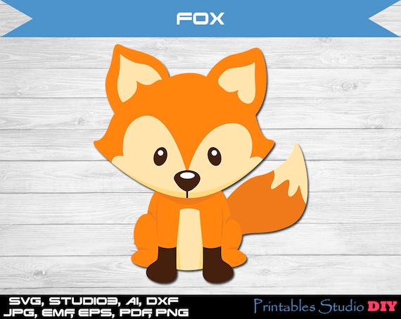 Download Fox baby svg animals cuttable Cricut Design Space