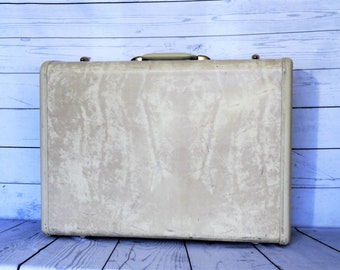 Samsonite Streamlite Marble Suitcase, Medium Travel Luggage, 1960's Luggage, Retro Luggage, Vintage Samsonite, Vintage Luggage, Marble