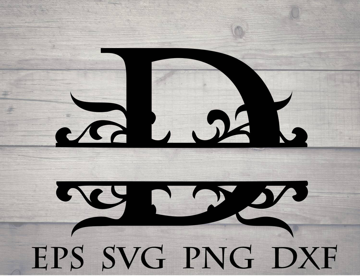 Download Split initial svg / split letter D monogram svg - split ...