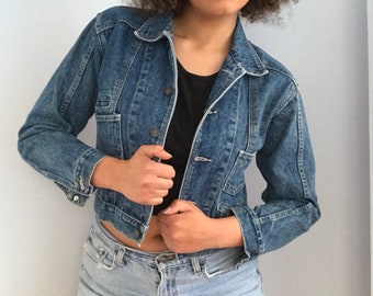 90's Jean Jacket. 1990's Denim Jacket. Size Small.