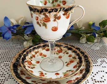 Teacup wine glass trio