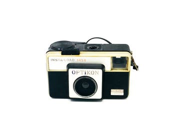 Vintage Camera - Optikon Camera - Insta Load - 145x - Film Camera - Antique - Vintage Photography - Photography Equipment