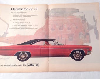 Vintage Impala 66 Magazine Ad
