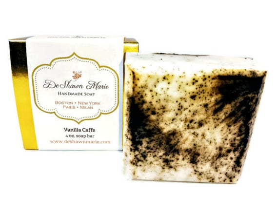 SOAP- Vanilla Caffe Soap, Vegan Soap, Coffee Soap, Vanilla Soap, Christmas Gift, Mother's Day Gift, Birthday Gift, Father's Day Gift, Favors