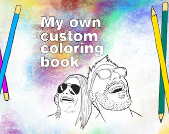 Custom Coloring Book by Tried But Dyed