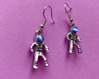 FREE Shipping! Astronaut Earring, Funky Earrings, Funky Jewellery, Cute Accessories