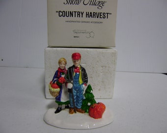 Department 56,Snow Village,ceramic collectible - COUNTRY HARVEST - #54151