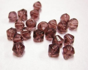 100pc 4mm bicone glass bead-2322