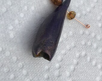 Purplicious pod bead from the BLONDIE FUND
