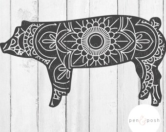 Download Show pig svg | Etsy