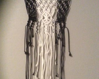 Driftwood handmade macreme wall hanging