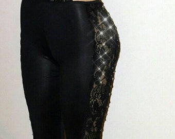Ready to Ship!! Sexy date night resort clubwear black rhinestone Jumpsuit catsuit women bodysuit bling