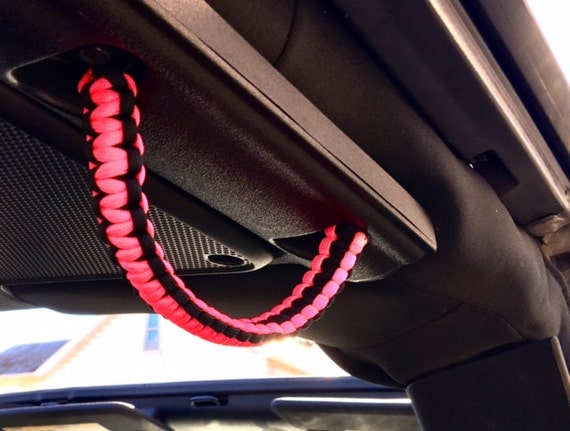 Jeep Cobra Sound Bar or Headrest Paracord Grab Handles