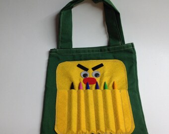 Kid Coloring Monster .Crayons Pouch .Price 6.99 each.