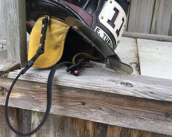Firefighter Leather Chin Strap