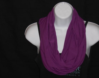 Purple Infinity Scarf